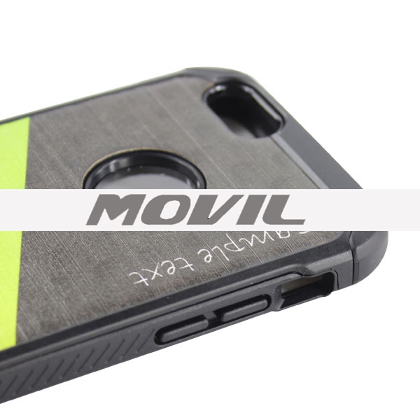 NP-2681 Funda de camuflaje 2 en 1 de PC de TPU para iPhone 6 6S-12